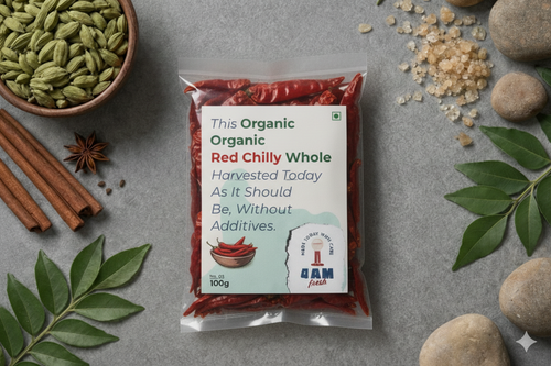 Organic Red Chilly Whole