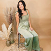 Up All Night Jumpsuit - Olive