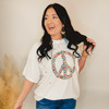 Peace Of Mind Distressed Top - White