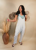 Hot Shot Relaxed Jumpsuit - Light Heather Grey