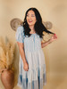 Waltzing Back To You Maxi Dress - Blue