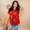 Shooting For The Stars Top - Red