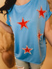 Shooting For The Stars Top - Blue
