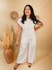 Someone Like You Wide Leg Pants - Off White