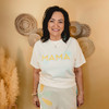 Mama Daisy Graphic Tee - Faded Cream