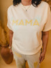 Mama Daisy Graphic Tee - Faded Cream