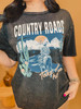 Country Roads Mineral Graphic tee - Mineral Black