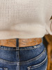 Bedstu Mohawk Embroidered Belt - Tan Rustic White BFS