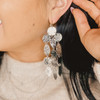Waterfall Drop Earrings - Silver
