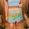 Whole Place Shimmer Skirt - Multi
