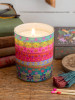 Soy Jar Candle by Natural Life - Border Print