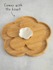 Bamboo Charcuterie Serving Board by Natural Life - Flower