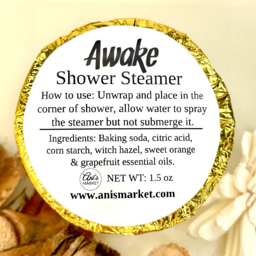 Natural Essential Oil Shower Steamer - Awake