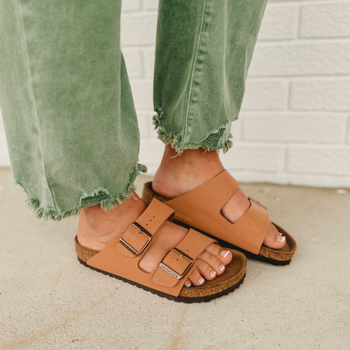 Birkenstock Arizona Vegan Birkibuc - Pecan