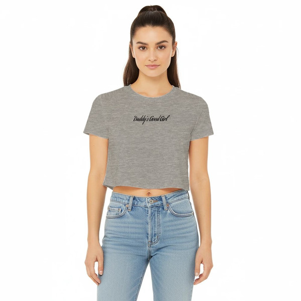 Daddy's Good Girl Crop Tee