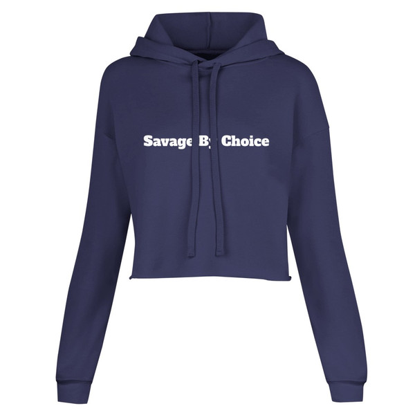 Savage Cropped Hoodie
