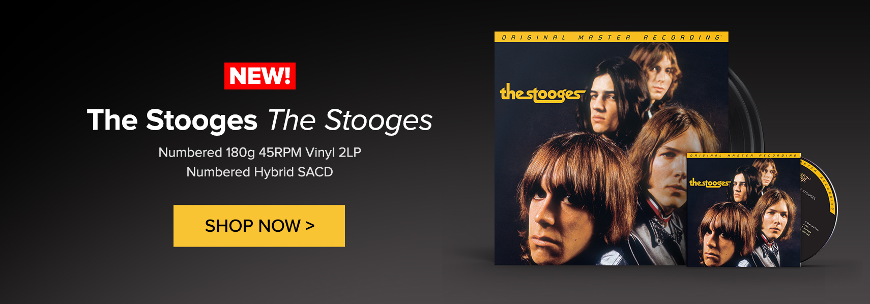 New! The Stooges - The Stooges on Vinyl and SACD
