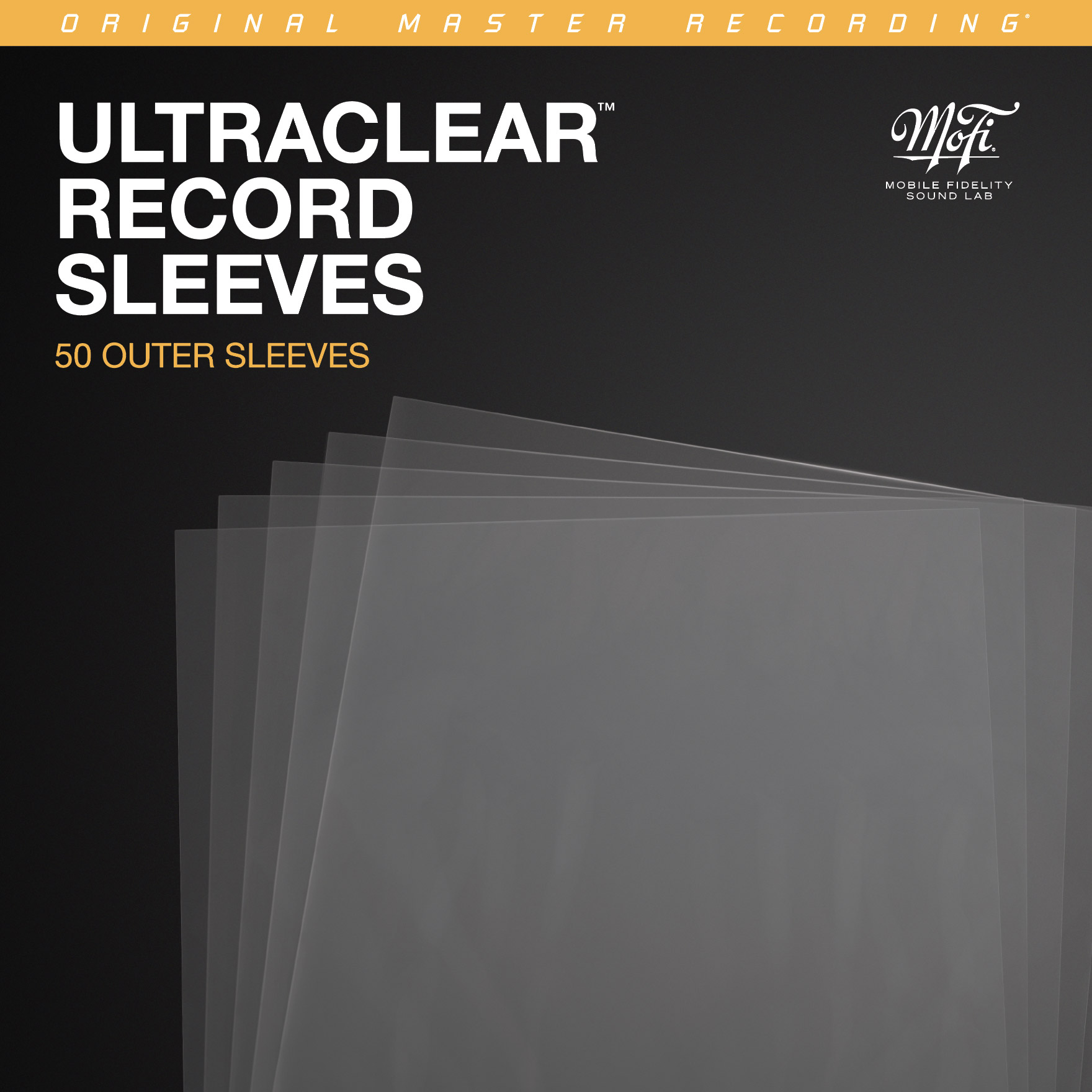 邦楽 MISPRINT / FILMS (paper sleeve) UltraClear Record Outer Sleeves (Pack of 50)