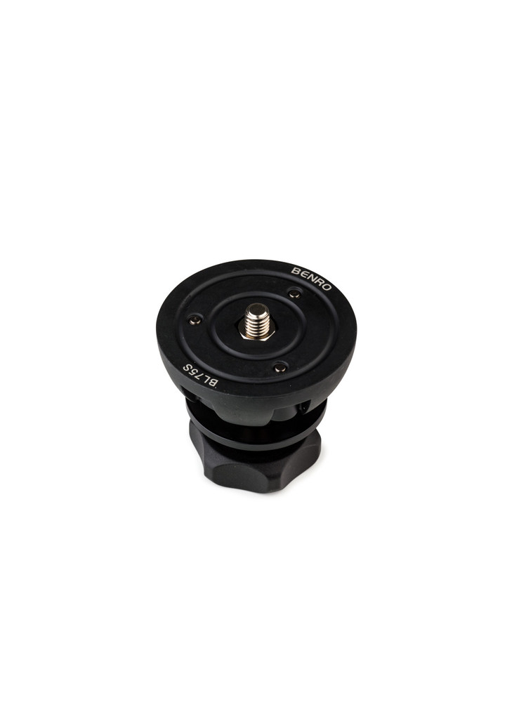 75mm Half Ball Adapter with Short Tie Down Handle, Fits 75mm Bowl