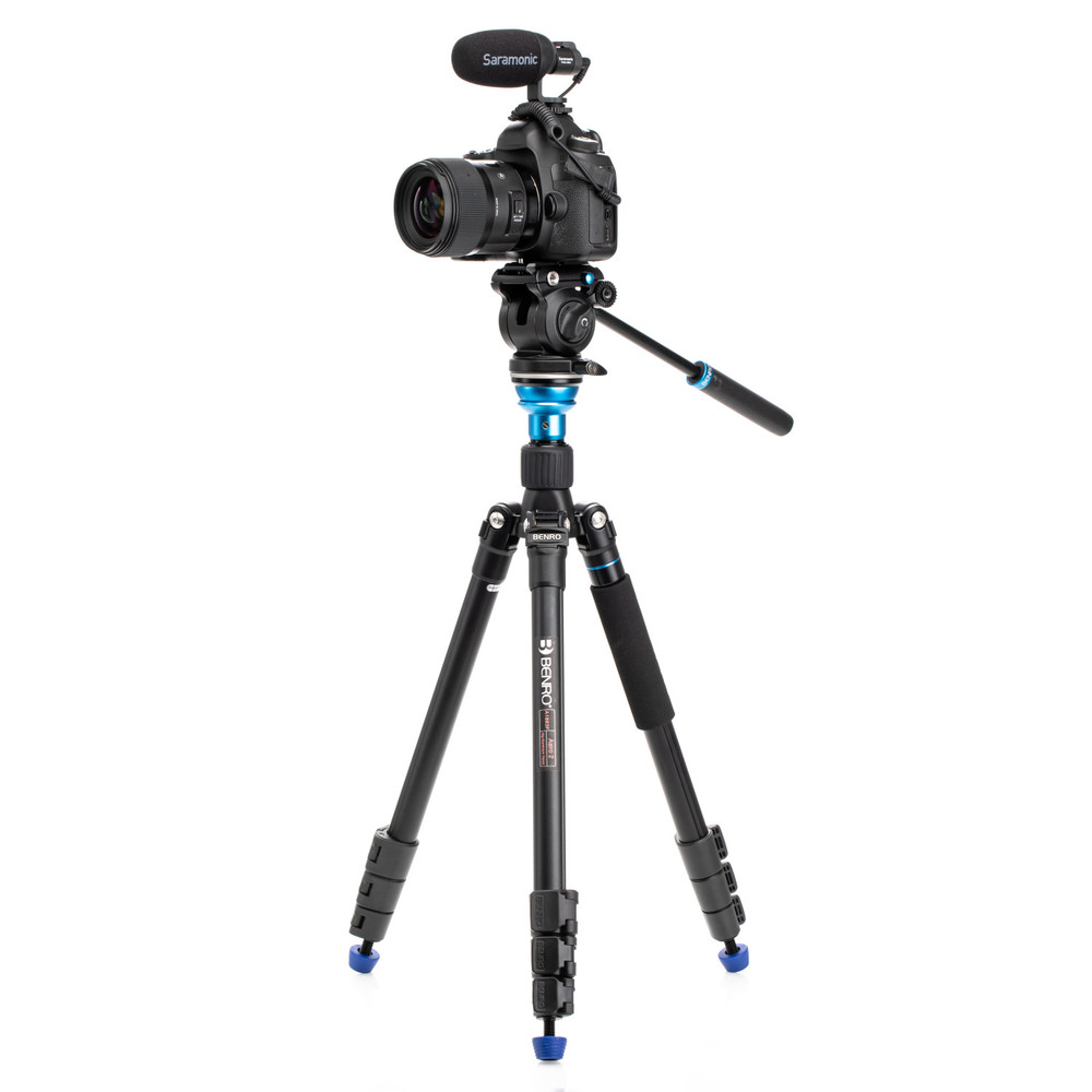 Aero 2 PRO Aluminum Travel Video Tripod w/Flip Locks | Benro