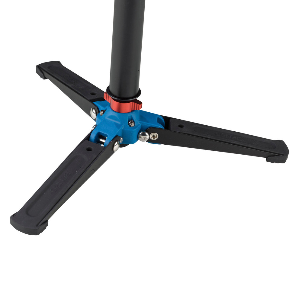 A48F Classic Aluminum Monopod, Flip Lock Legs, S6PRO Head, 3 Leg Base