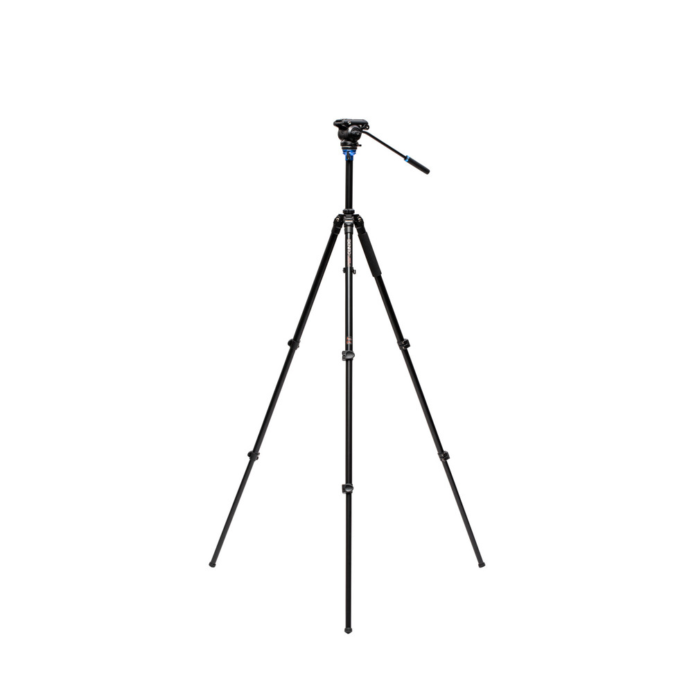 A2573F Aluminium Single Tube Flip Lock 3 Section S4PRO Video Head