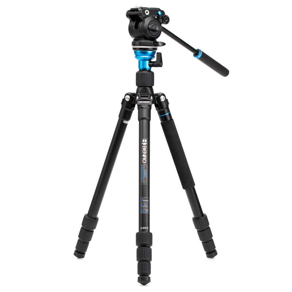 Aero 2 PRO Aluminum Travel Video Tripod w/Twist Locks