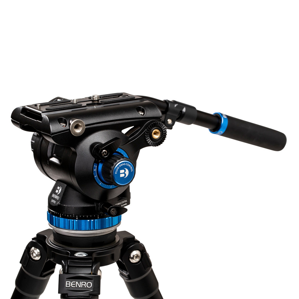 C373F Carbon Single Tube S8PRO Head - 75mm Half Ball Adapter, 3