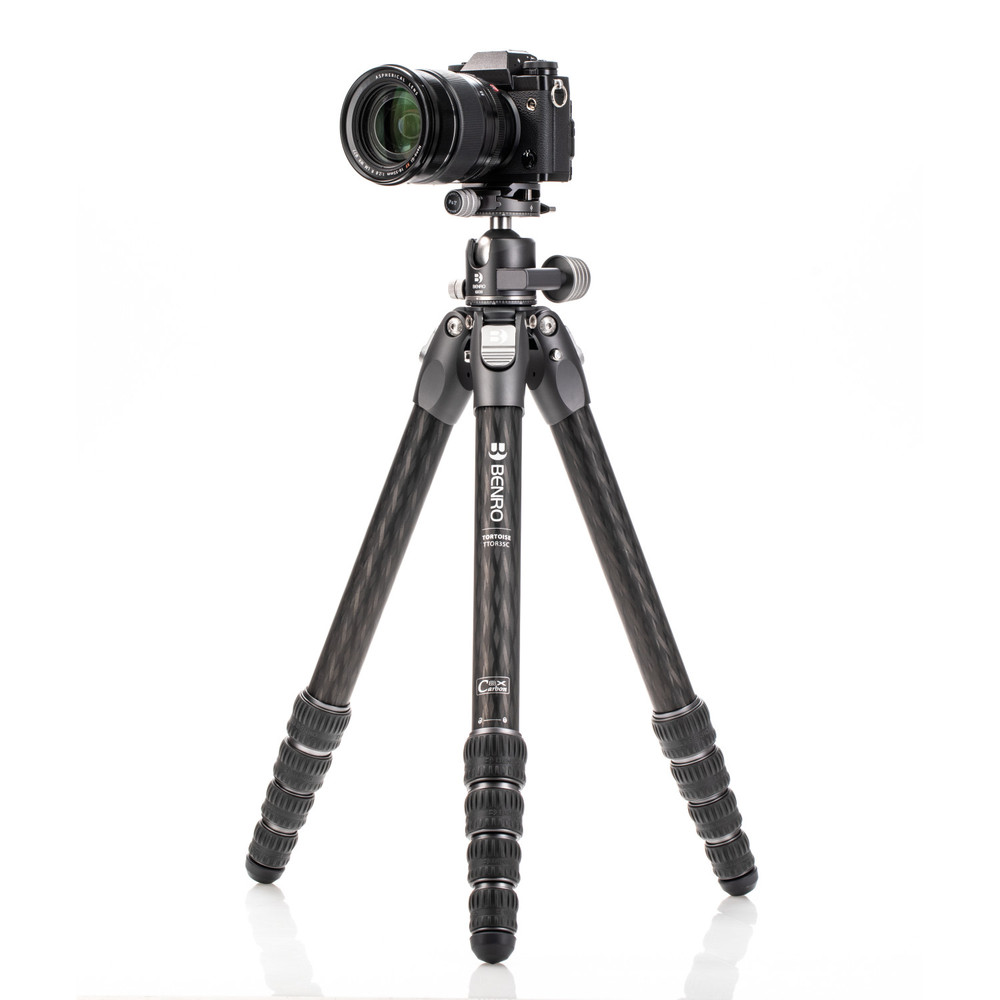 Tortoise Columnless Tripod  #3 Carbon Fiber TTOR35C+GX35 head, 5 sections