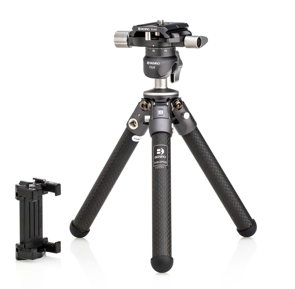 Benro Tablepod Kit with Arca-Swiss style Camera Plate and Smartphone Adapter Benro Tablepod Kit with Arca-Swiss style Camera Plate and Smartphone Adapter