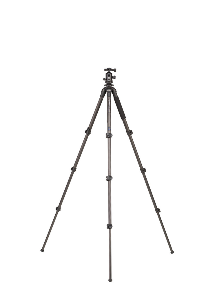 Adventure 8X CF Series 2 Tripod Kit, 4 Section, Flip Lock, B2 Head