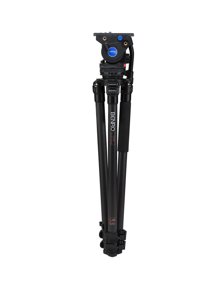 C373F Series 3 CF Video Tripod & BV6H Head - 3 Leg Sections, Flip Lock Leg Release