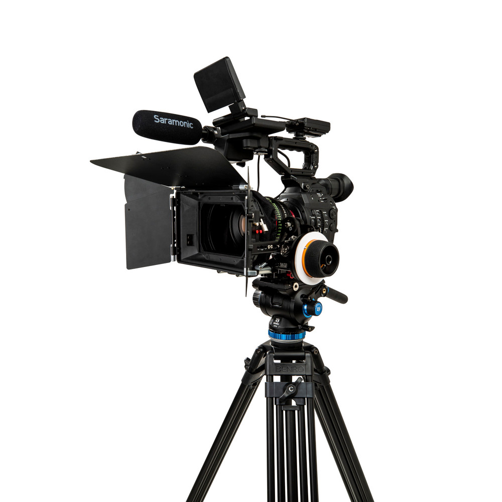 A673TM Dual Stage Aluminium Video Tripod & S8PRO Head - 75mm Bowl, 3 Leg Sections, Twist Lever-Lock