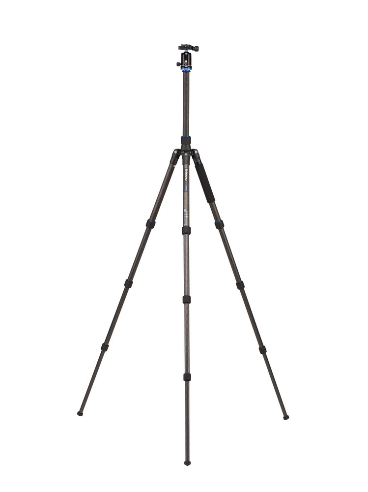 Travel Angel 9X CF Series 2 Tripod Kit, 4 Section, Twist Lock, V1 Head, Monopod Conversion