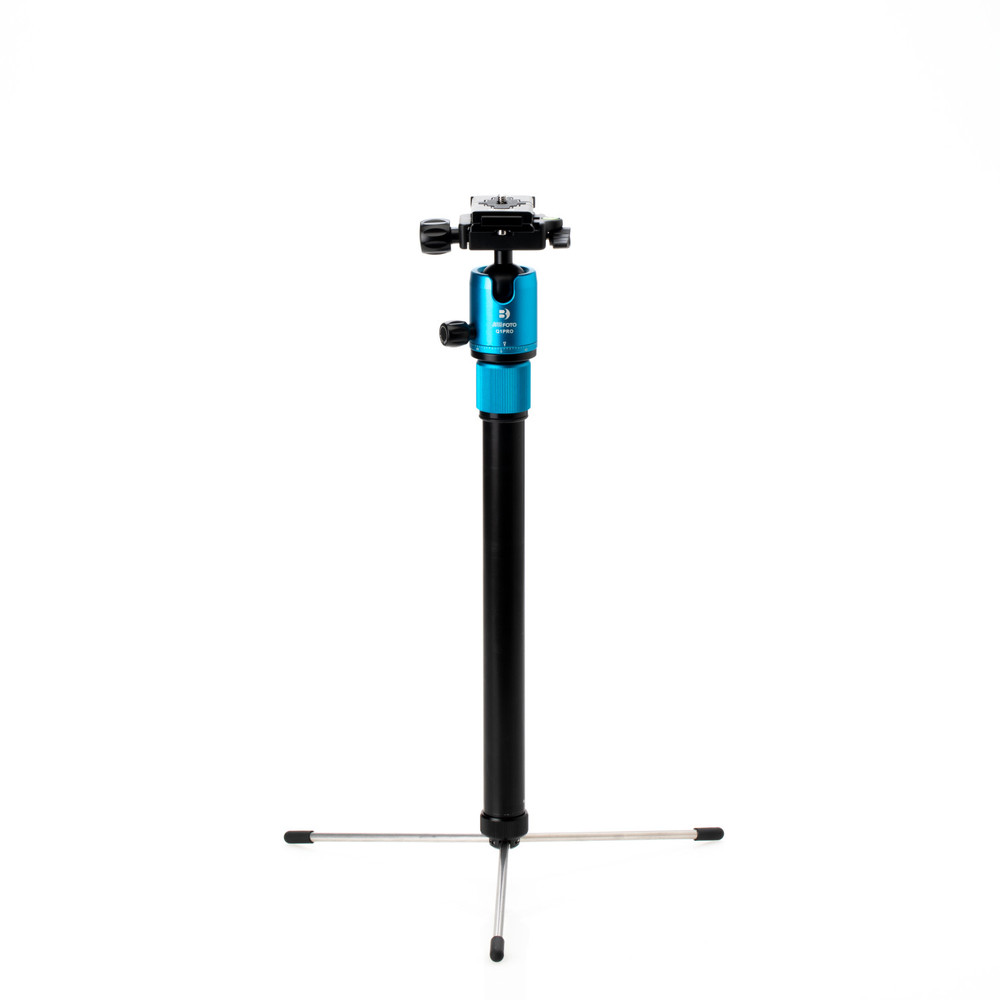 Benro A0350QB MEFOTO Travel Tripod Kit - Blue, Supports 8.8 lbs