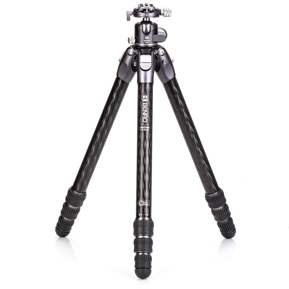 Tortoise Columnless Tripod  #3 Carbon Fiber TTOR34C+GX35 head, 4 sections (Open Box)