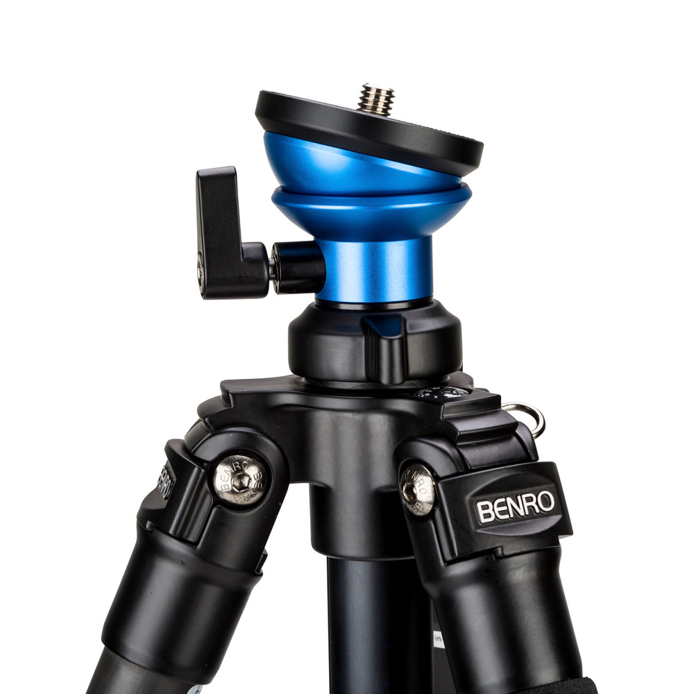 A2573F Aluminium Video Tripod with S6 PRO Flat Base Fluid Video Head (Open Box)