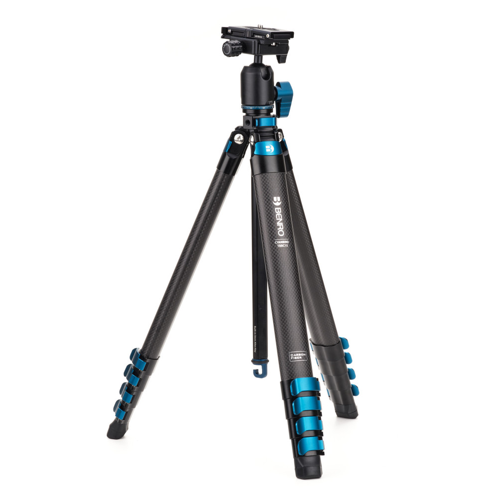 1 TCBH15 CyanBird Carbon/Alum 5 Section w/N00P | Benro