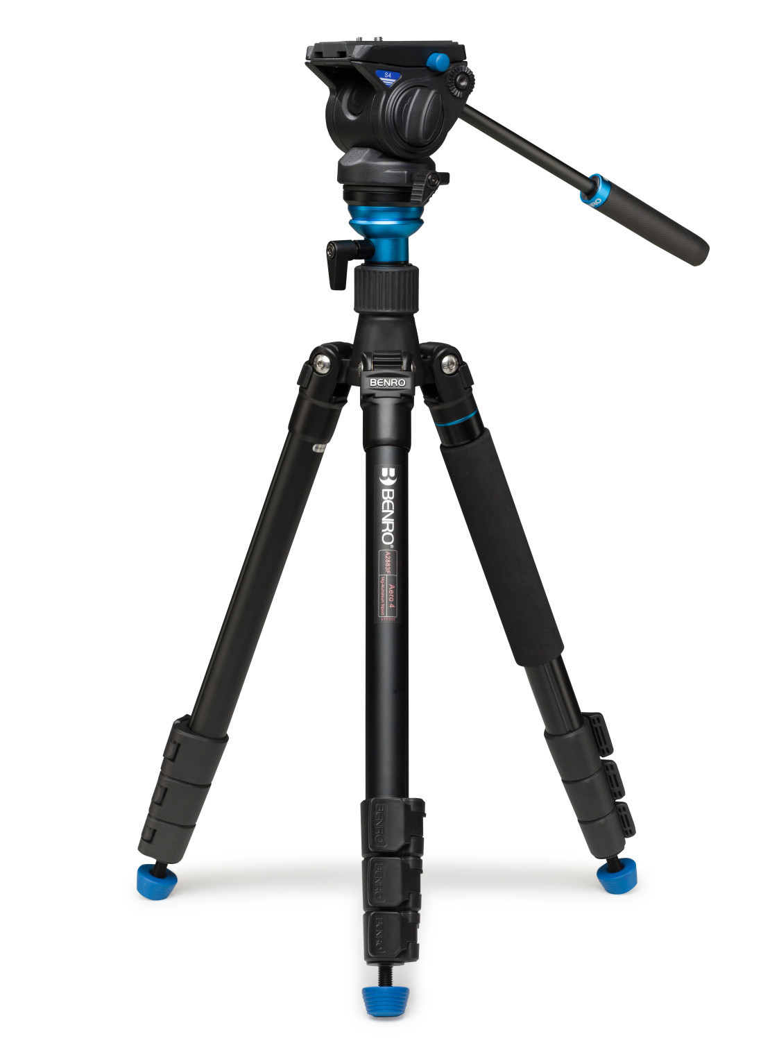 エアロビ　ビデオ　トリオ Aero4 Travel Angel Video Tripod Kit - A2883F with Leveling Column