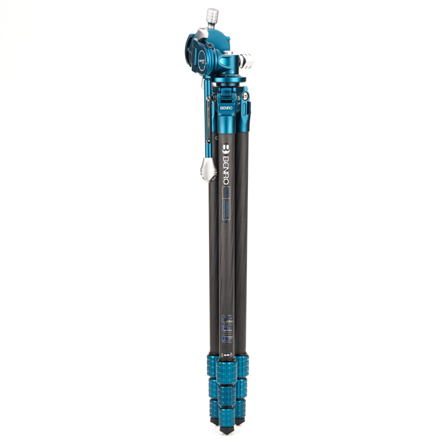 SuperSlim CF 0 Series, 4 Section Tripod with PHVF2 Flip Head | Benro