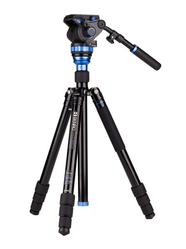 エアロビ　ビデオ　トリオ Aero 7 Travel Video Tripod, Aluminum | Benro