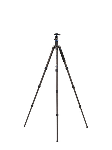 Travel Angel 9X CF Series 2 Tripod Kit, 4 Section, Twist Lock, V1 Head,  Monopod Conversion