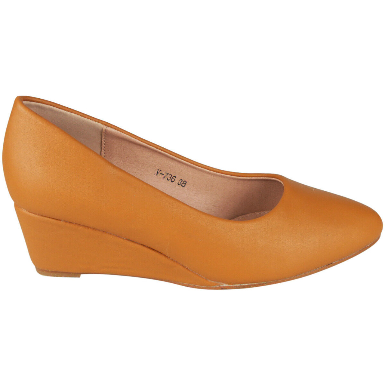 Wedge discount pump shoes