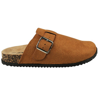 DRUSILLA Camel Grip Sole Lounge Mules Sandals