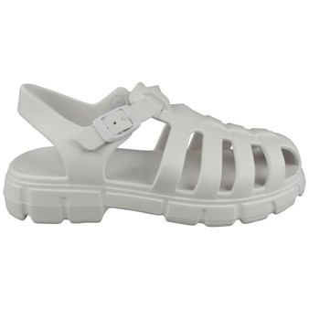 MALIN White Lounge Beach Mules Comfy Clogs Shoes