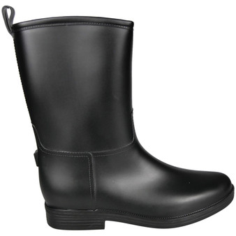 DARCY Black Mid Calf Grip Waterproof Walking Snow Rain Wellies Boots