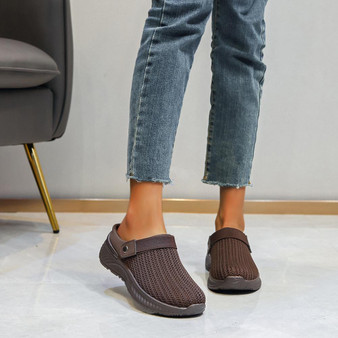 LILLIAN Brown Ladies Slingback Slip On Comfort Shoes