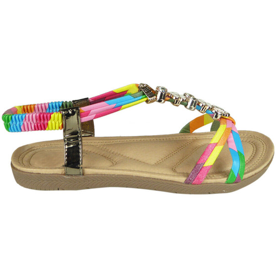 BALTY Multi Elastic Open Toes Sandals