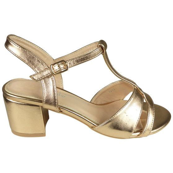 YURINA Champagne Bridal Going Out Comfy Sandals