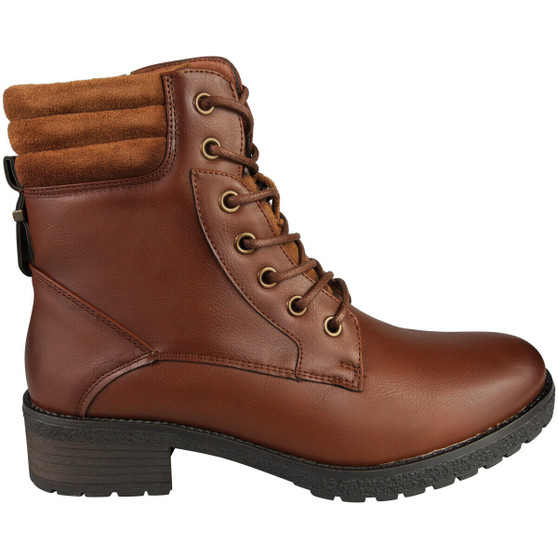 ANNCY Camel Warm Ankle Army Work Boots